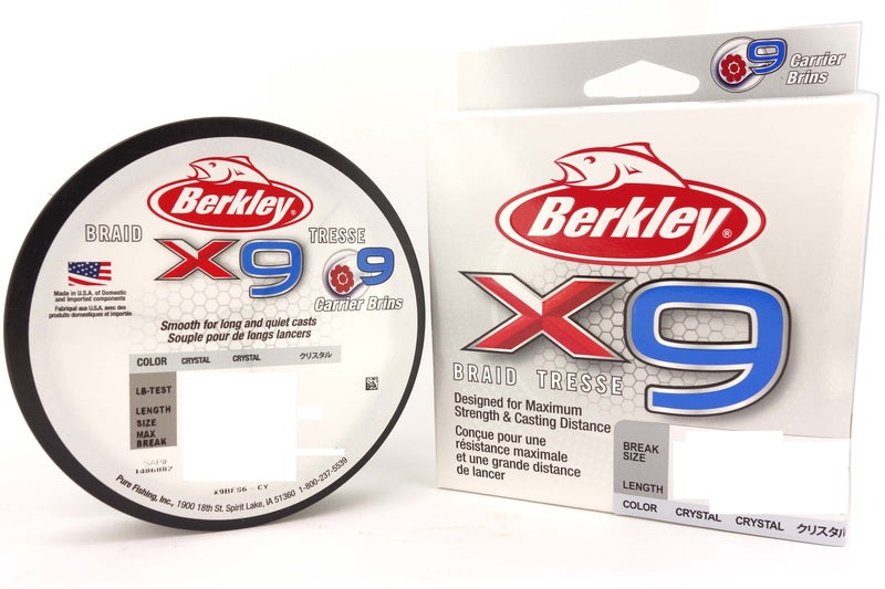 berkley fireline ultra 8 crystal frog fishing Berkley X9 80lb #6 150m Crystal