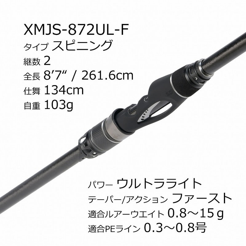Pure Fishing Japan Shorejigging Rod Salty Stage PT MicroSJ XMJS-872UL-F (Spinning 2 Piece)