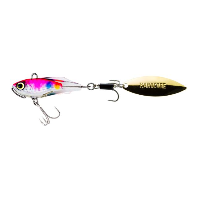Duel Seabass Lure Hardcore Solid Spin 22g 50mm Pink Candy Glowberry