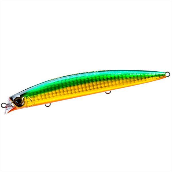 Duel Seabass Lure Hardcore Shallow Runner H3 (F) 120mm Gold Green