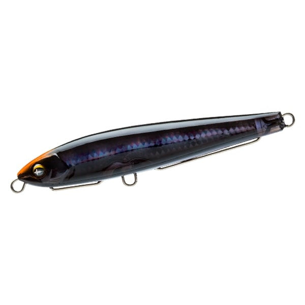 Duel Seabass Lure Sonicboom SB Shot 75S 75mm #07 HSBL Silhouette Black