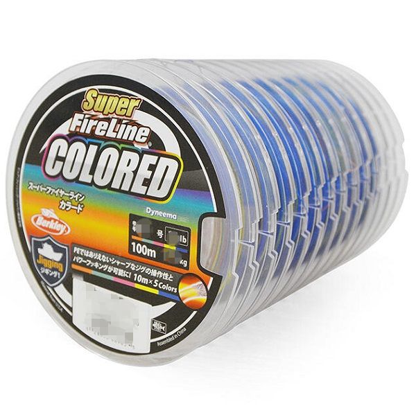 Berkley Super Fire Line #1.5 24lb 100m x12 Colored