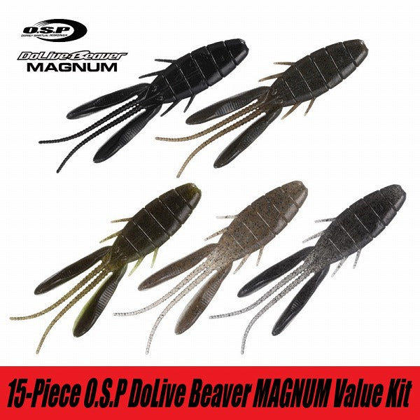 O.S.P Worm DoLive Beaver Magnum / 5-Piece Value Kit
