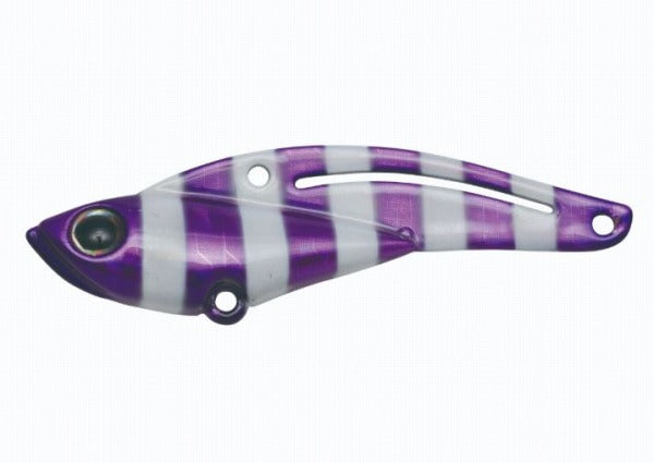 Jackson Seabass Lure Teppan Vibrator 26g PUZ Purple Zebra Glow