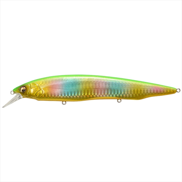 Megabass Seabass Lure Kanata Ayu SW GG Gold Lime Rainbow