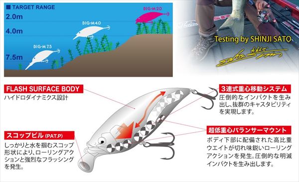 Megabass Big-M 2.0 Japanese Oikawa