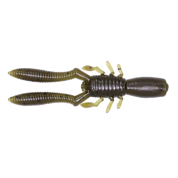 Megabass 38403 Bottle Shrimp Worm, 4 Inch, Root Beer/Green...