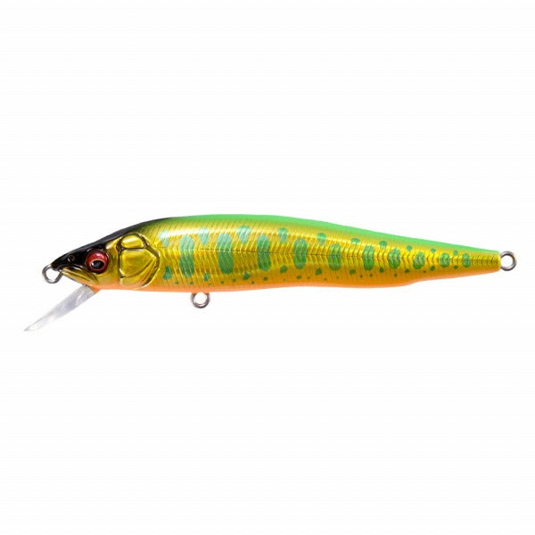 Megabass Trout Plug Great Hunting 95 LZ Limeback Gold OB