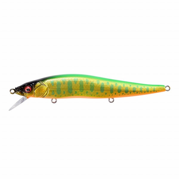 Megabass Trout Plug Great Hunting 110 LZ Limeback GoldOB