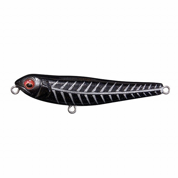 black dog fishing lures Megabass Seabass Lure Dog-x Jr. SW Black Bone