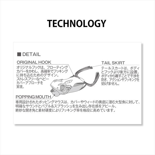 Megabass Bass Lure Gabarin Tree frog