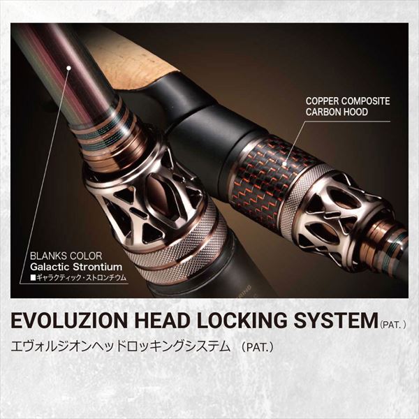 Megabass Bass Rod Evoluzion F1-63tix-S Lycaon MS-Mid Strolling (Spinning 1 piece)