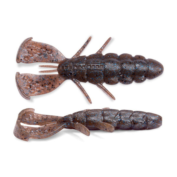 Megabass Worm Slap Hog 3.5inch Dark cinnamon/Blue flake