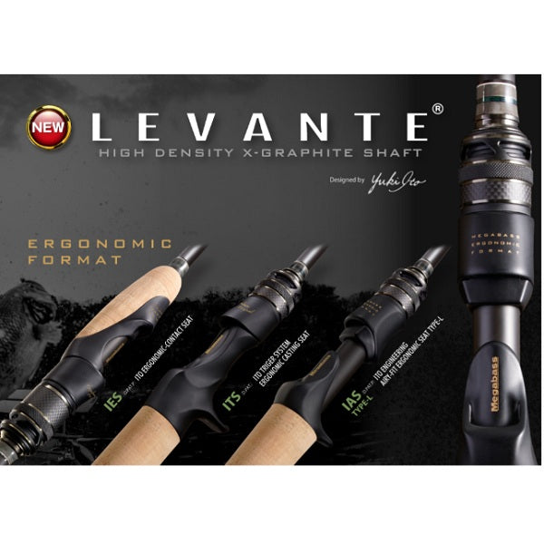 Megabass Bass Rod Levante P3 F4-611LV (Baitcasting 1 piece)