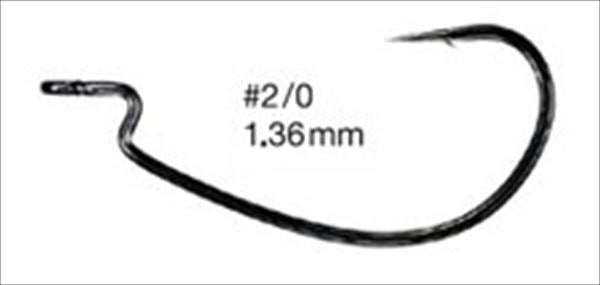 Varivas Worm Hook Offset Master Monster Class #2/0