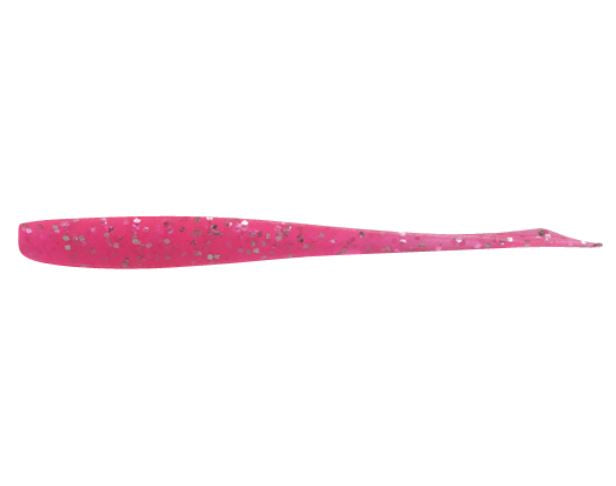 Jackall Worm Kibi Kibi Nago 2inch Glow Pink/Silver Flake
