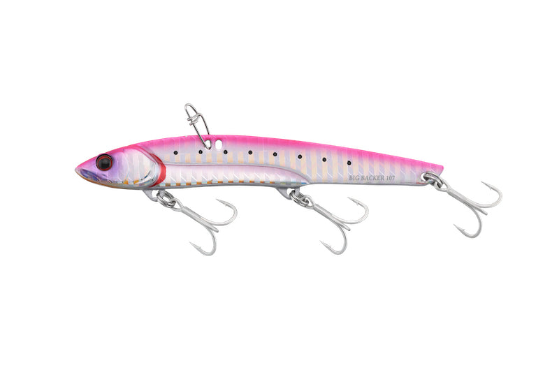 Jackall Seabass Lure Big Backer 107HW Pink Back Sardine/Border Holo
