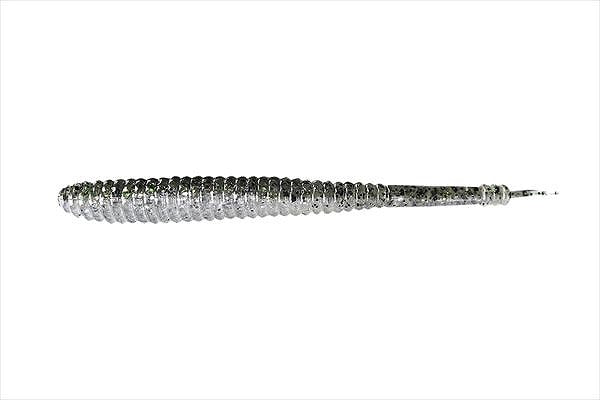 Jackall Worm i Shad 2.8inch Dark Thunder/Clear Silver