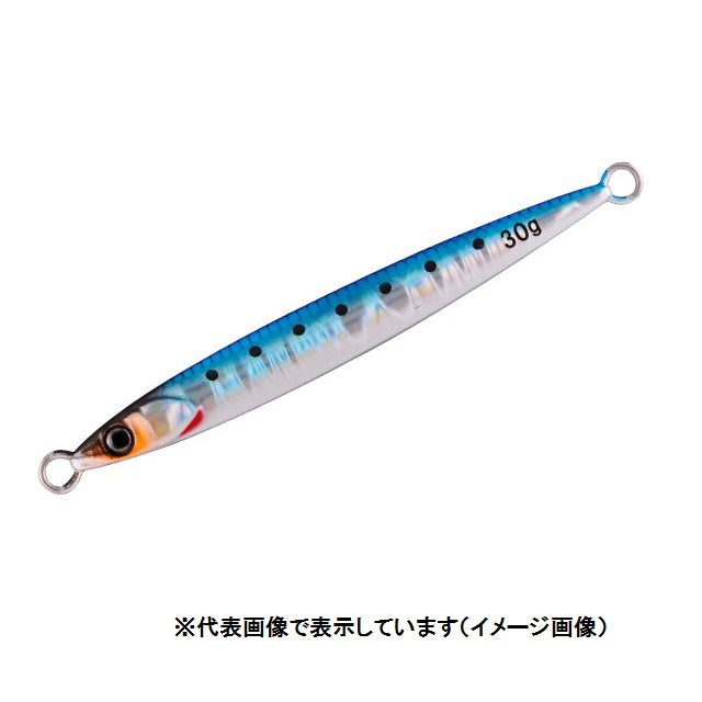 JACKALL Metal Jig Big Backer – 3.1”, 2.1 Oz, Sardine/Magma Wave Holo, For Shore Jigging & Saltwater Fishing - View #3