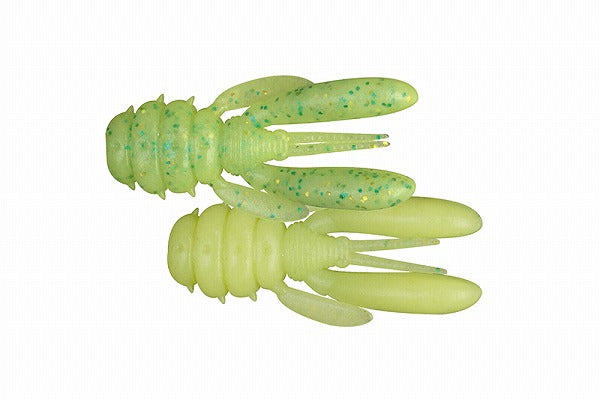 Jackall Good Meal Claw 1.5inch Hot Lime/Glow Chart