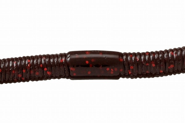 Jackall Worm Flick Shake 3.8inch Cola Red Flake
