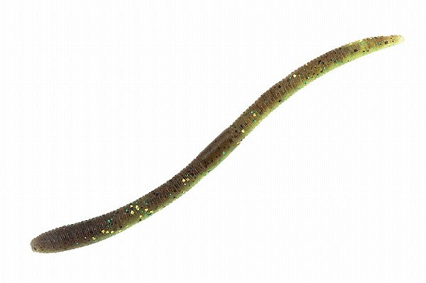 Jackall Worm Flick Shake 5.8inch Green Pumpkin/Gold Chart