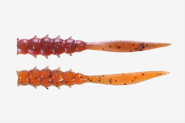 Jackall Worm Good Meal Skinny 2inch Isome Orange