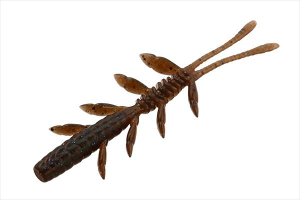 Jackall Worm Scissor Comb 3.0inch Dark Green Pumpkin Gill