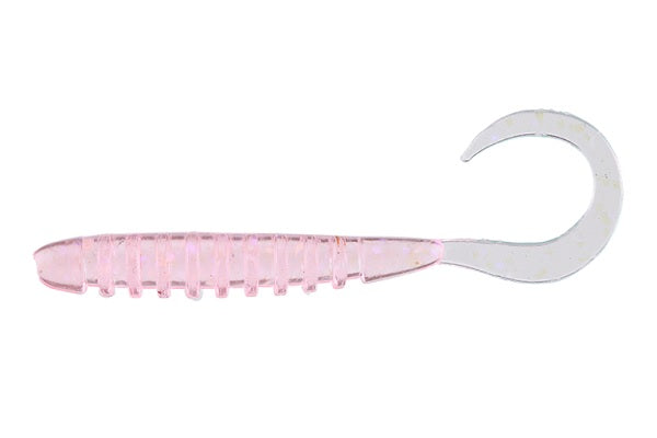 JACKALL Tide Curly 2.8 Inch Krill Glow Crush Saltwater Fishing Lure - 8 Pack