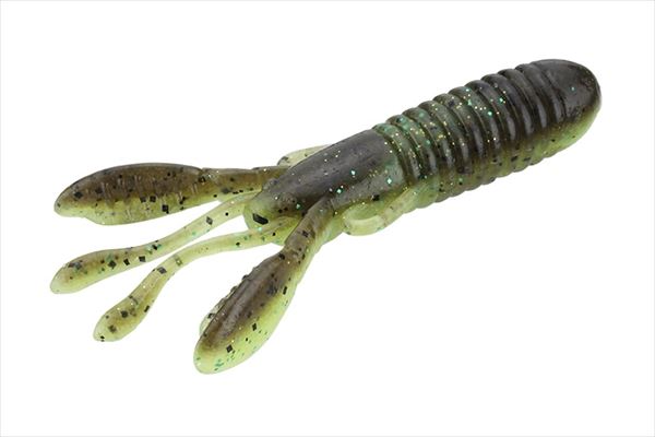 Jackall Worm Cover Craw 3inch Green Pumpkin/Chart
