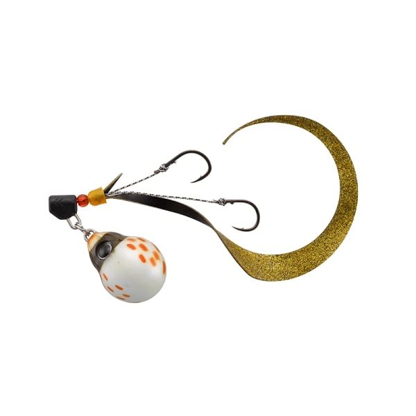 Leurre Métal Coulant Jackall Bin Bin TG 20g Green Gold - Parfait Pour La Pêche En Mer !