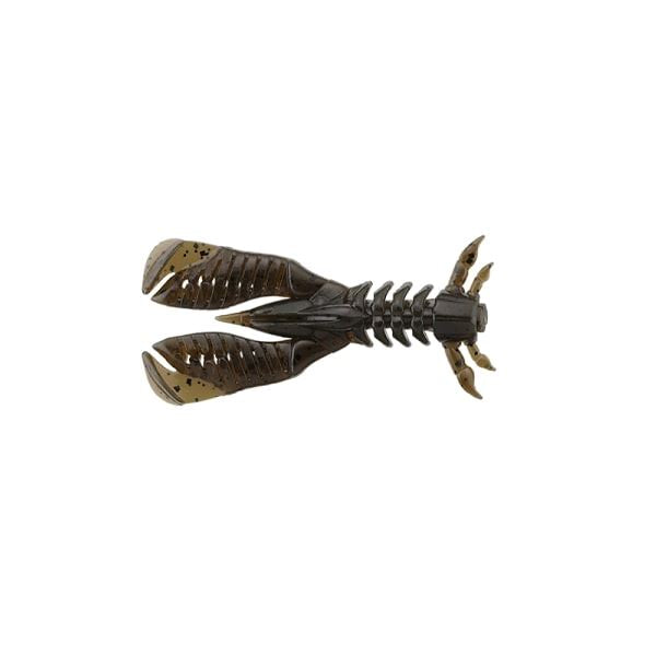 Jackall Worm Bleeker Slit Claw 2.2inch Green Pumpkin Pepper