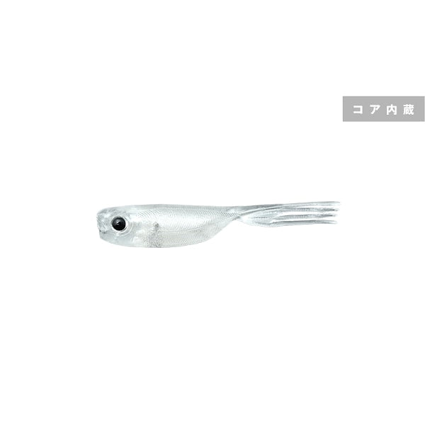 Jackall Worm Elise 1.5inch Clear Core Pearl