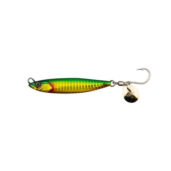 fish trap meyal lures Jackall Metal Jig Flag Trap Blade 40g Gurikin/Border Holo