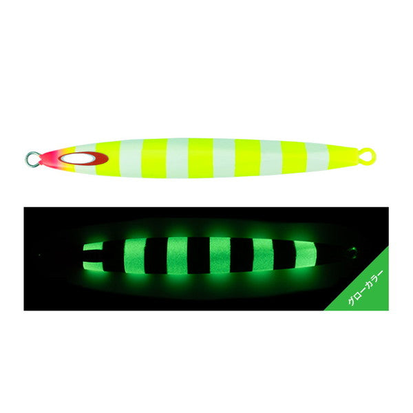 Jackall Metal Jig Anchovy Metal Type-I 200g Chart Glow Stripe