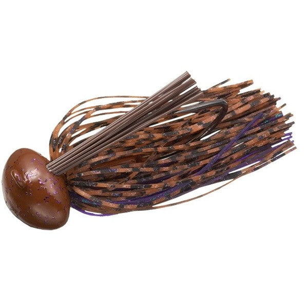 Evergreen Rubber Jig Reaction Football 1/2oz #104 Brown Purple