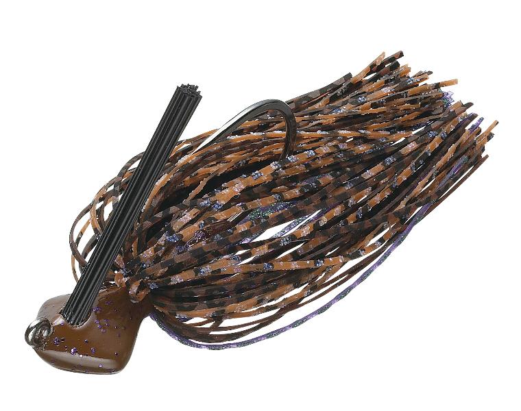 Evergreen Rubber Jig Casting Jig Silicon 3/8oz #108 BR Purple Illusion