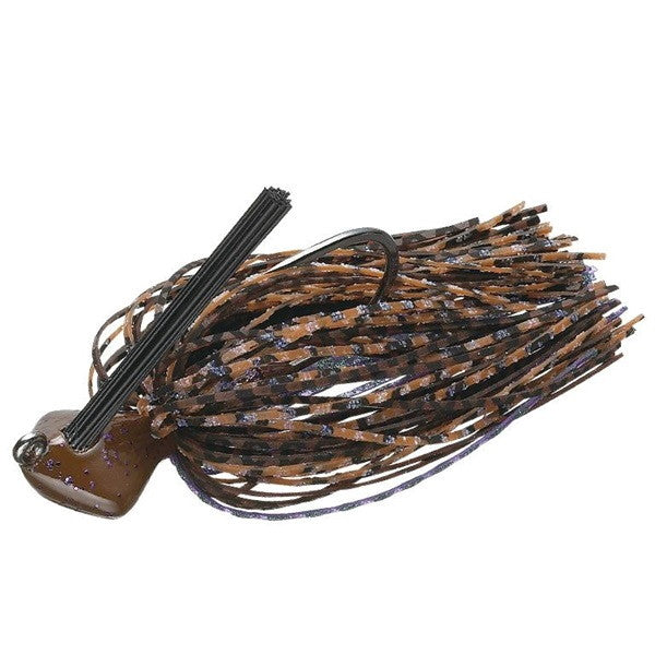 Evergreen Rubber Jig Casting Jig Silicon 1/2oz #108 Brown Purple Illusion