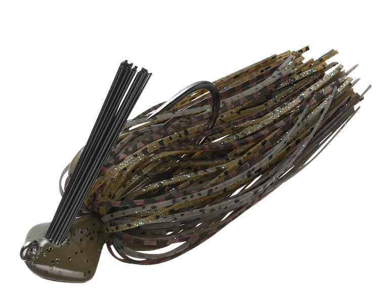 Evergreen Rubber Jig Casting Jig Silicon 1/4oz #107 GR Pumpkin