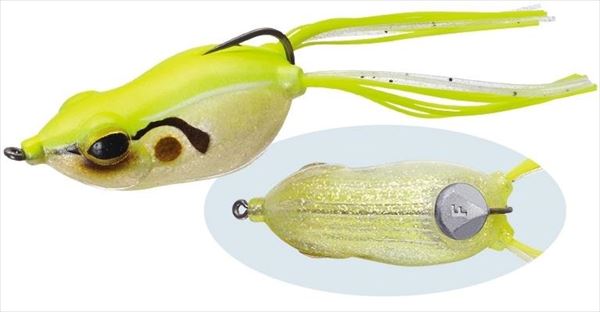 Evergreen Bass Lure Kicker Frog Jr #59 Skeleton Chart