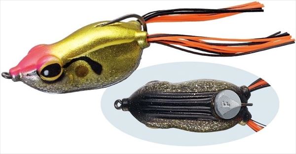 Evergreen Bass Lure Kicker Frog Jr #235 Site Flash