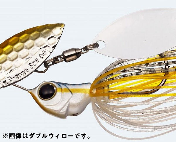 Evergreen Spinner Bait Buzz Bait D Zone Fly TG 1/4oz Single Willow #27 Chart Shad