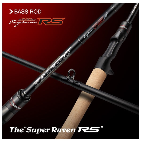 Evergreen Bass Rod Kaleido Inspirare IRSC-610MHRF Super Raven RS (Baitcasting 1 piece)