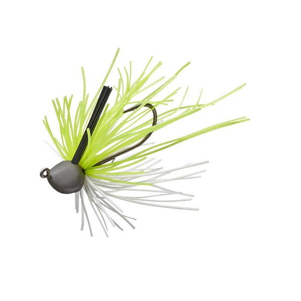 Evergreen Rubber Jig Cover Creeper 5.8g #222 White Chart