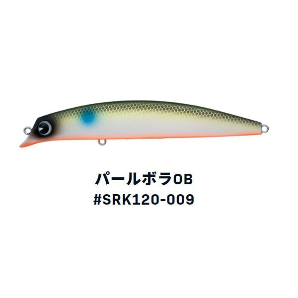 ima Seabass Lure Sasuke 120 Rekku #SRK120-009 Pearl Bora OB