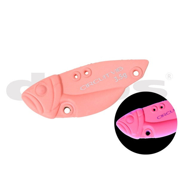 Deps Trout Plug Circuit Vib Trout model 3.5g #06 Red Glow