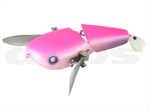 bubblegum pink fishing lures Deps Bass Lure NZ Crawler Jr. #05 Bubble Gum Glitter