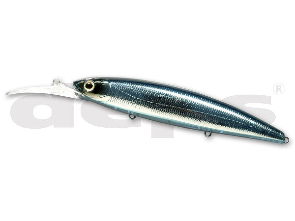 Deps Bass Lure Balisong Minnow Long Bill 130SF #24 Blue Moon Galaxy
