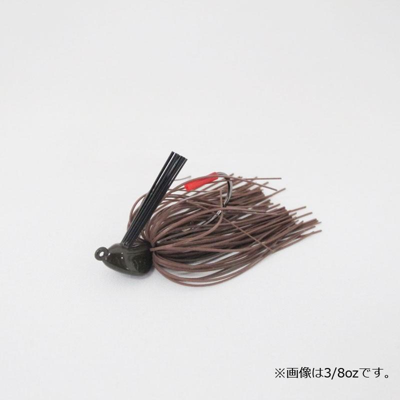 Deps Rubber Jig Flat Back Jig 3/16oz #64 FS Brown