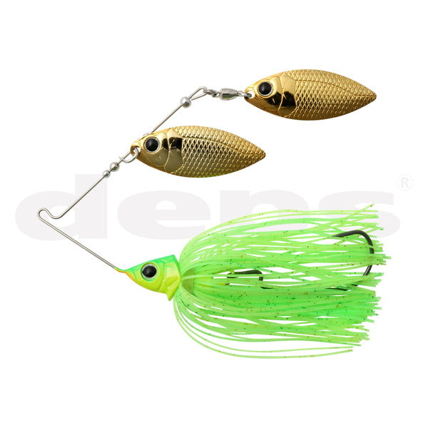 Deps Glide Head Spinnerbait 3/8oz #04 Lime Chart